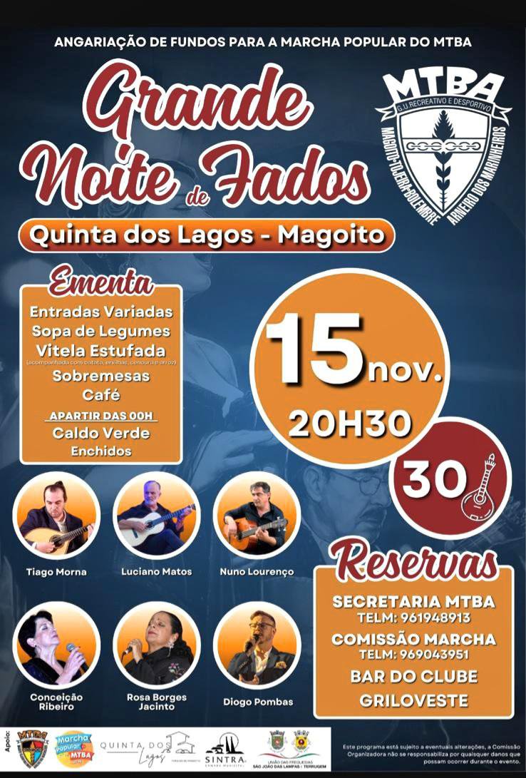 MTBA - Grande noite de fados