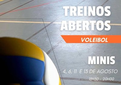 Treinos abertos de Voleibol !