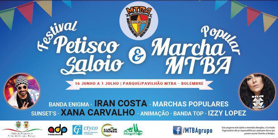 Festival do Petisco Saloio e Marcha Popular do MTBA