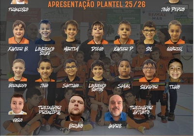 Futsal - Formação - Plantel 2025/2026