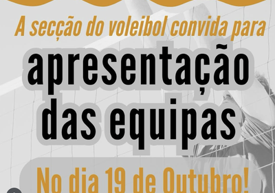 Voleibol - Apresentação da época 2025/2026