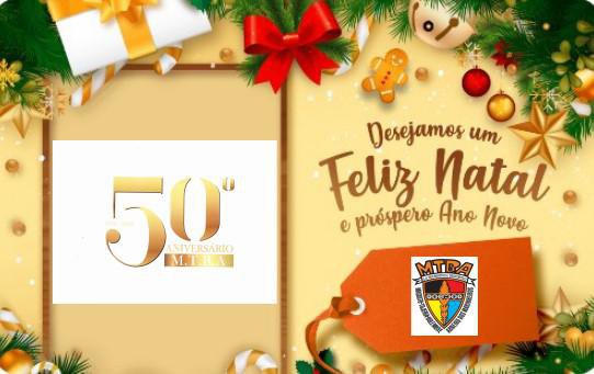 Boas Festas! São os nosso votos no ano do nosso 50º aniversário!