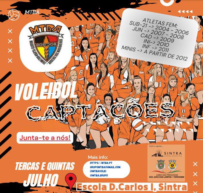Captações Voleibol - MTBA