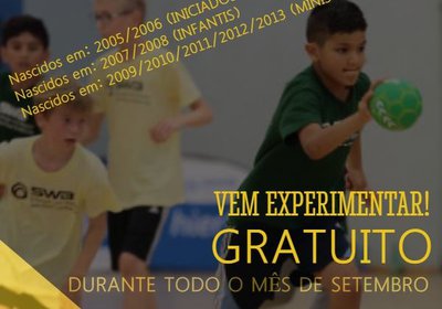 Formação Andebol - Treinos de captação