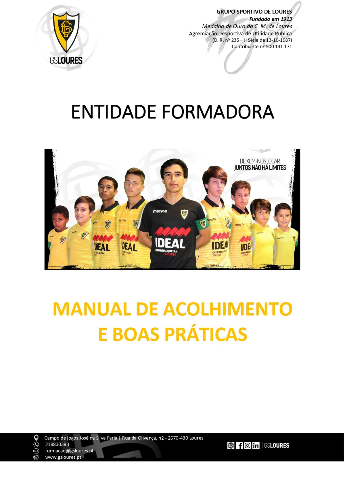 Manual de Acolhimento e Boas Práticas