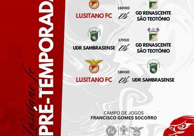 Início da Pré Temporada do Lusitano FC
