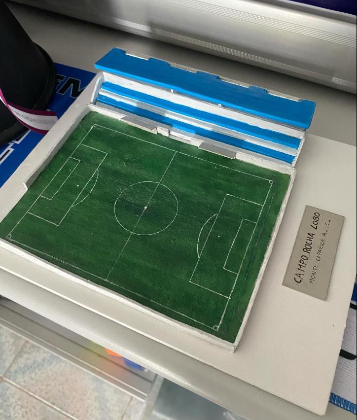 Obra de arte do Campo Rocha Lobo