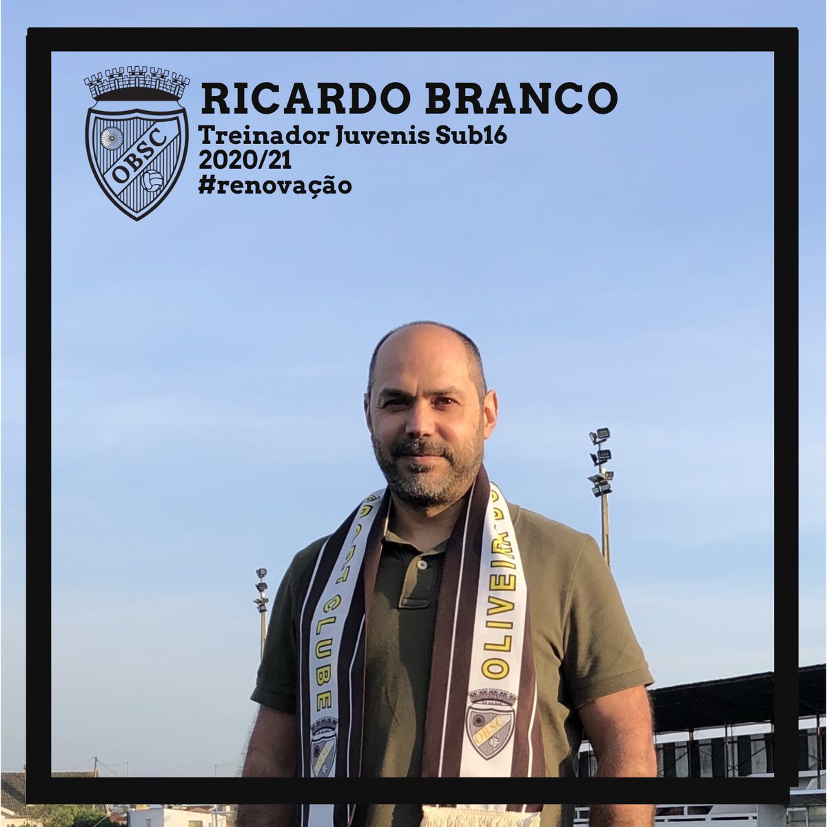 Ricardo Branco sobe a Treinador Principal