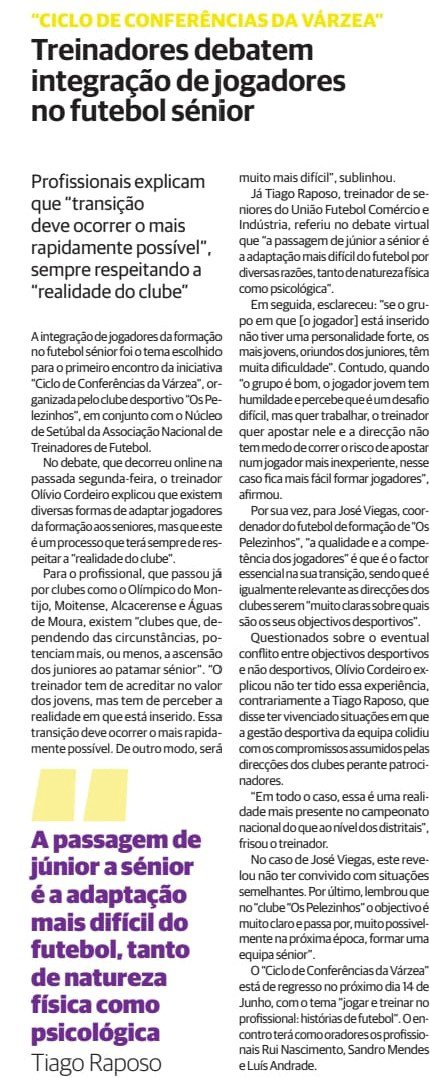 Notícia "O Setubalense"