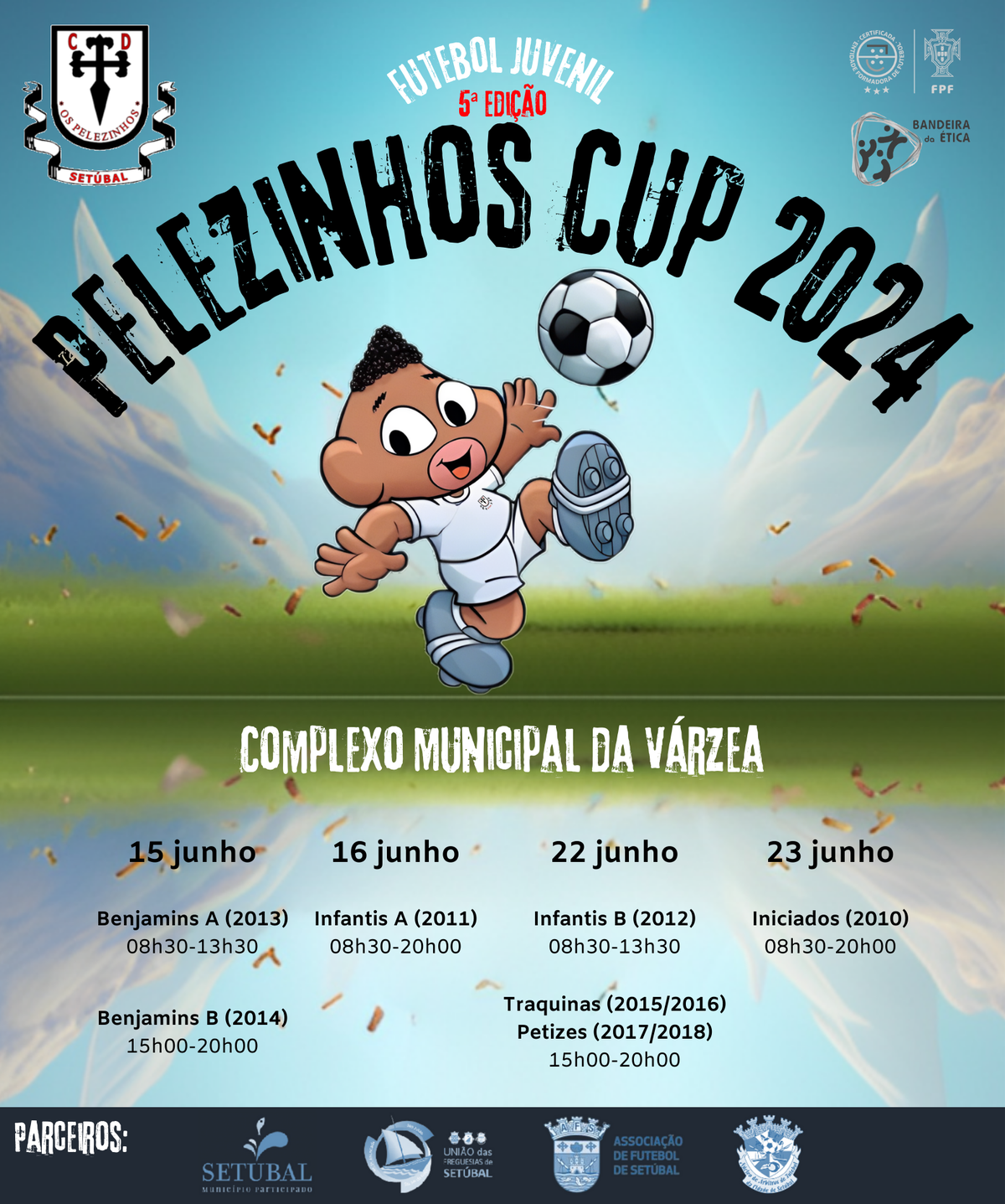 Cartaz-Pelezinhos Cup 2024-5ª Edição Os Pelezinhos