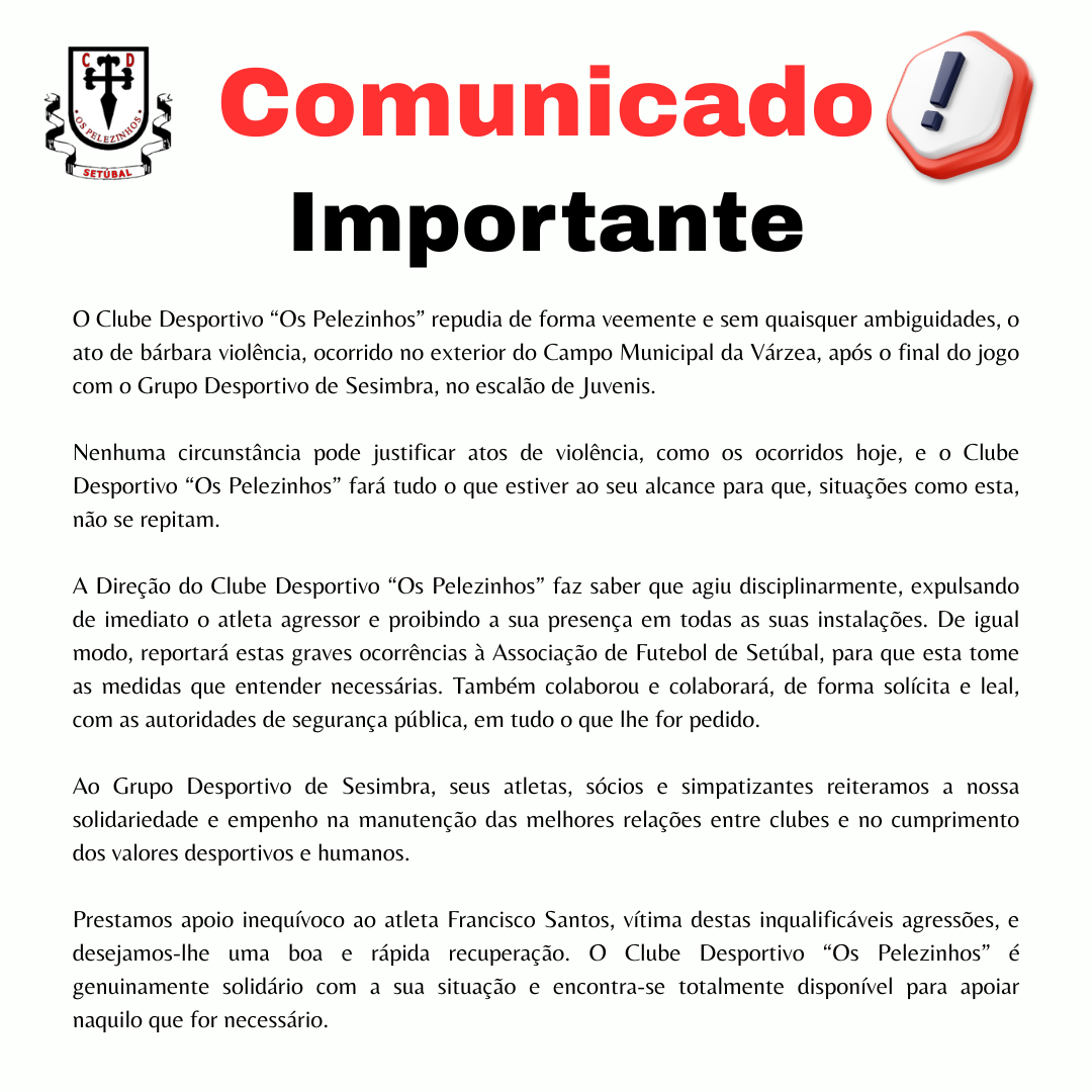 Comunicado Importante