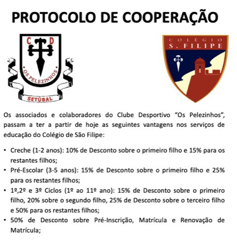 Protocolo com Colégio de São Filipe