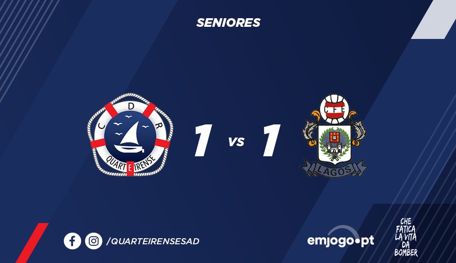 Quarteirense SAD 1 - 1 Esp. Lagos