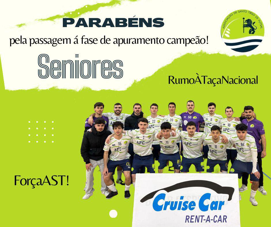 Séniores na fase de apuramento de Campeão