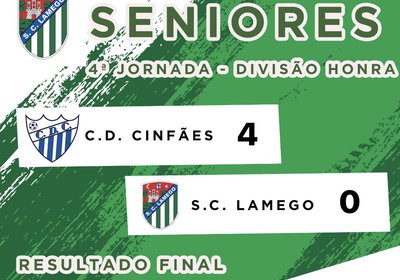 🟢 SC Lamego - Seniores - 4 Jornada ⚪