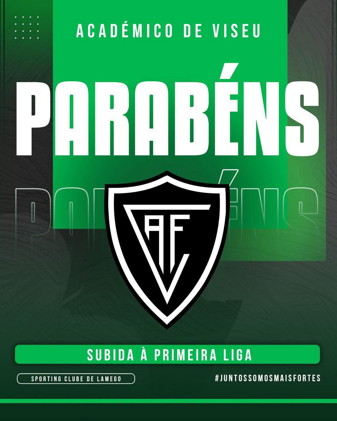 Parabéns Académico de Viseu.