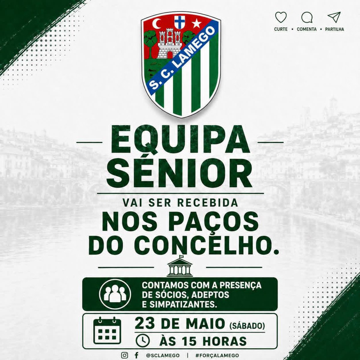 Município de Lamego e Sporting Clube de Lamego.