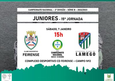 🟢 SC Lamego - Juniores - 15ª Jornada ⚪