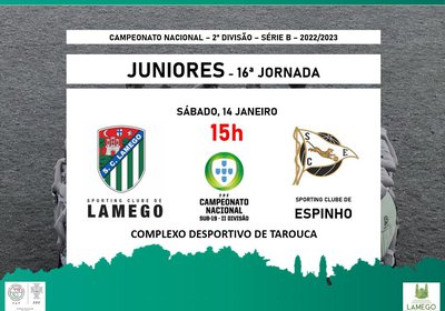 🟢 SC Lamego - Juniores - 16ª Jornada ⚪