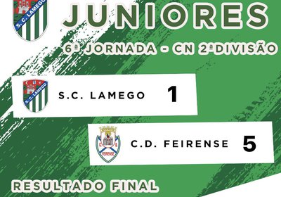 🟢 SC Lamego - Juniores - 6 Jornada ⚪