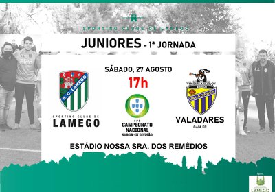  1ª Jornada - Campeonato Nacional Sub-19 - 2ª Divisão