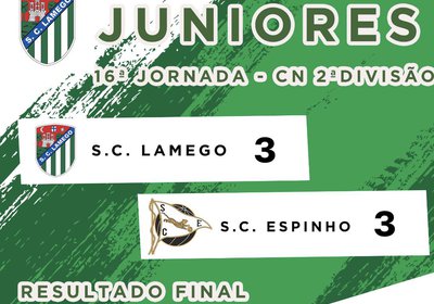 🟢 SC Lamego - Juniores - 16 Jornada ⚪