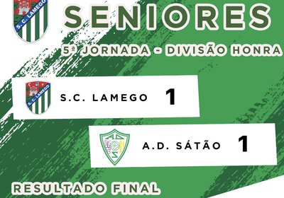  🟢 SC Lamego - Seniores - 5 Jornada ⚪