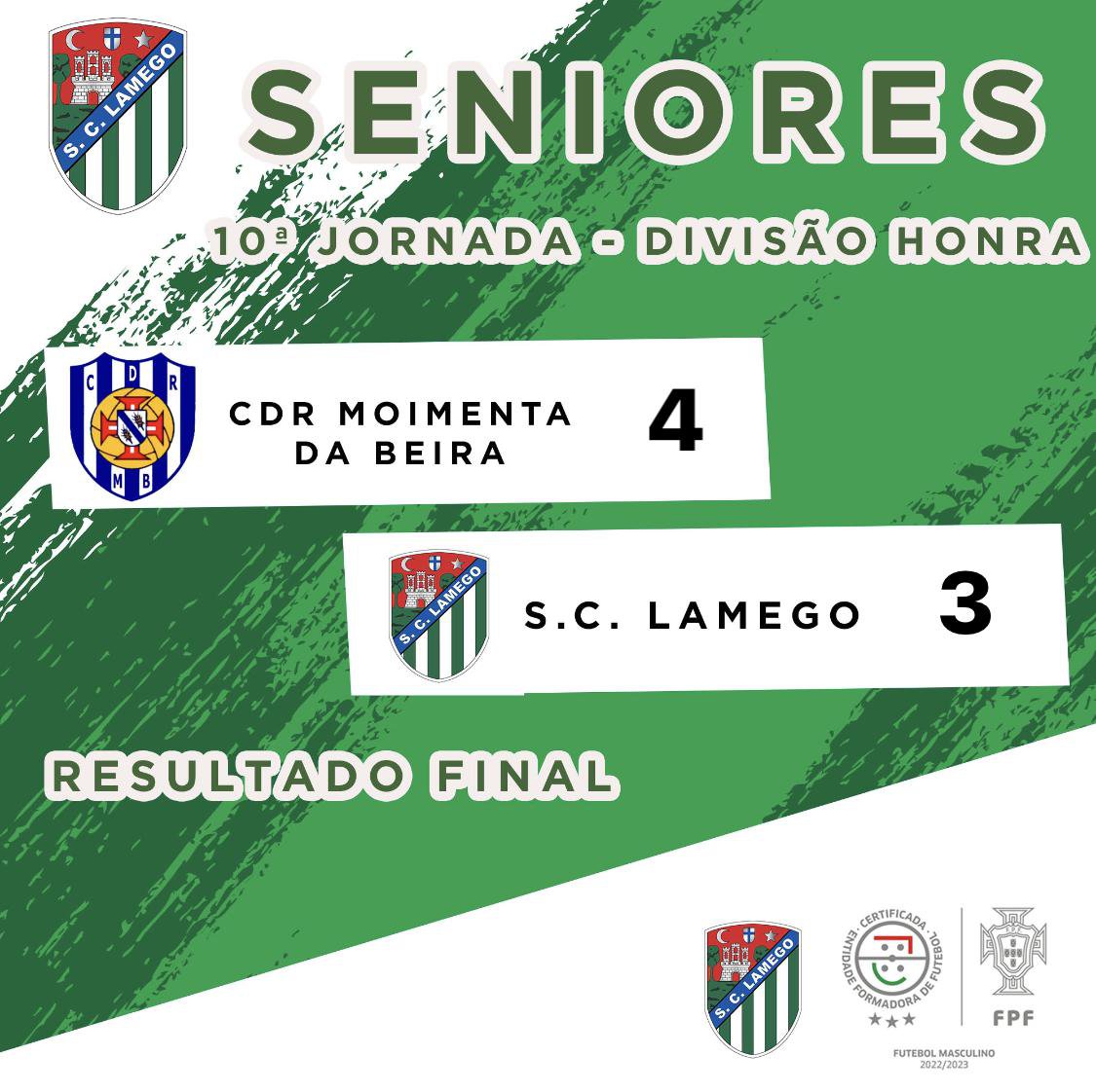 🟢 SC Lamego - Seniores - 10 Jornada ⚪