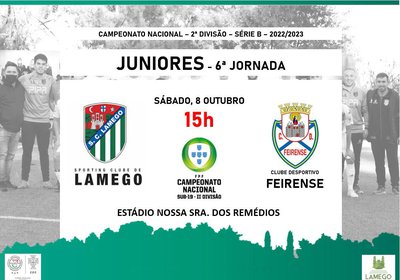 🟢 SC Lamego - Juniores - 6ª Jornada ⚪