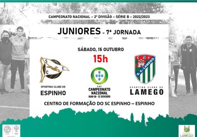🟢 SC Lamego - Juniores - 7ª Jornada ⚪