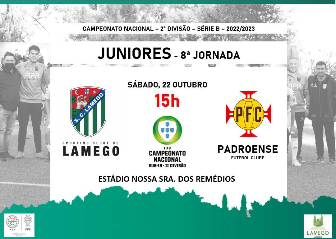 🟢 SC Lamego - Juniores - 8ª Jornada ⚪