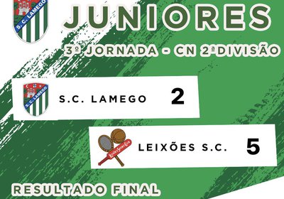 🟢 SC Lamego - Juniores - 3 Jornada ⚪ 