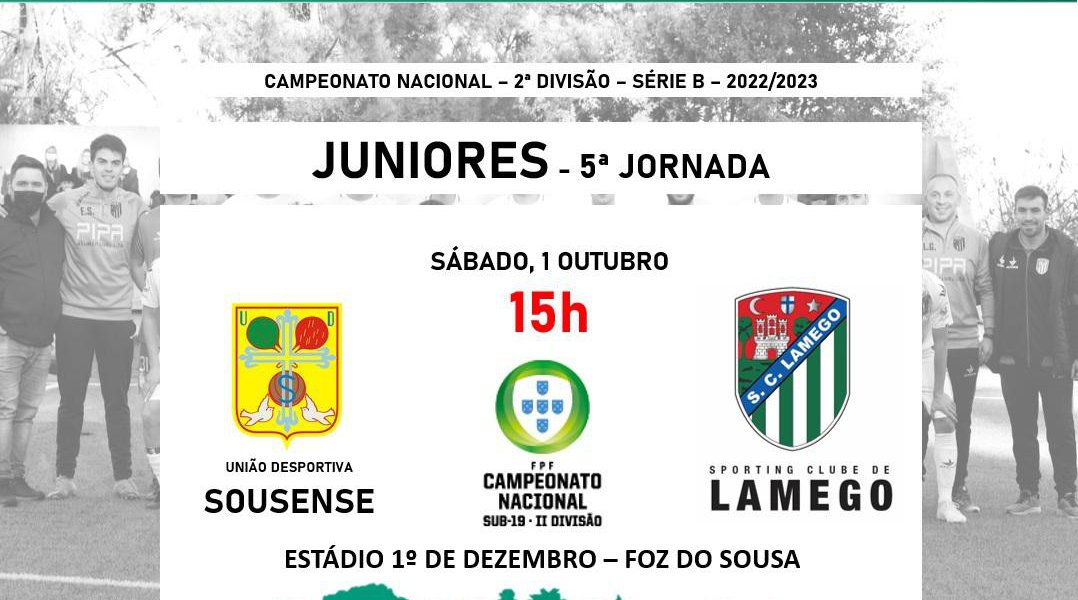 🟢 SC Lamego - Juniores - 5 Jornada ⚪