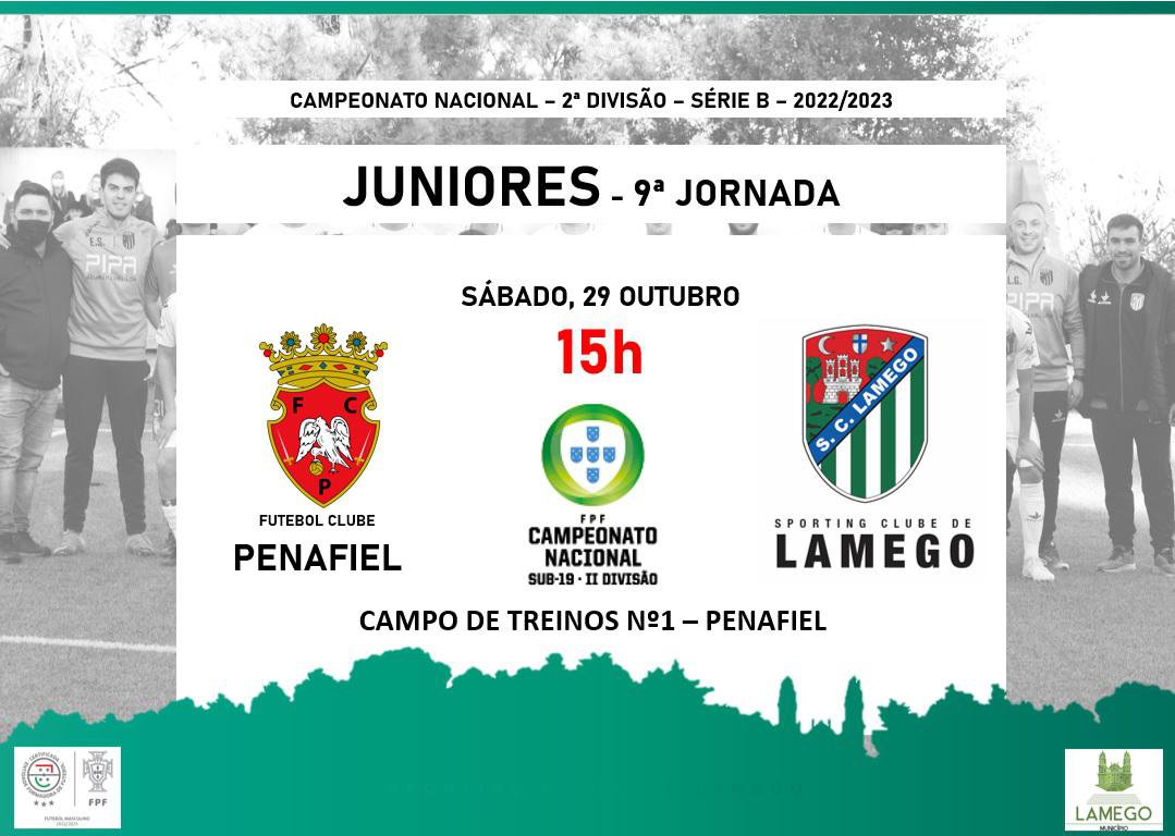 🟢 SC Lamego - Juniores - 9ª Jornada ⚪