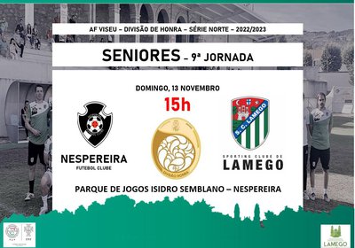 🟢 SC Lamego - Seniores - 9ª Jornada ⚪