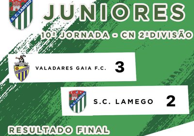 🟢 SC Lamego - Juniores - 10 Jornada ⚪