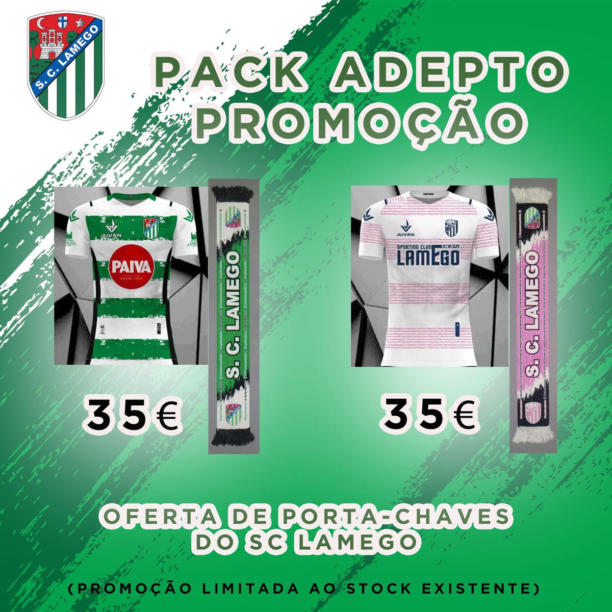 🟢 SC Lamego - Pack Adepto ⚪