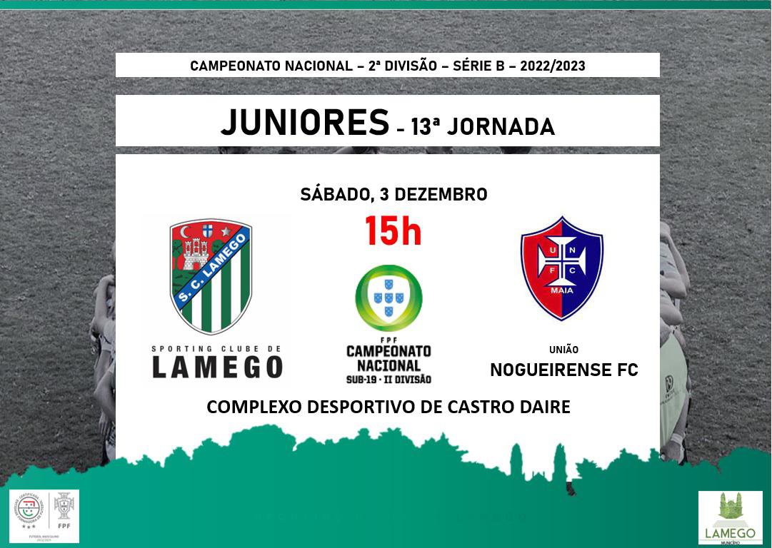 🟢 SC Lamego - Juniores - 13ª Jornada ⚪