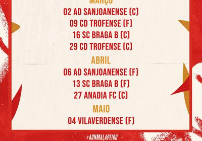 Calendário da Fase de Manutenção da Liga 3