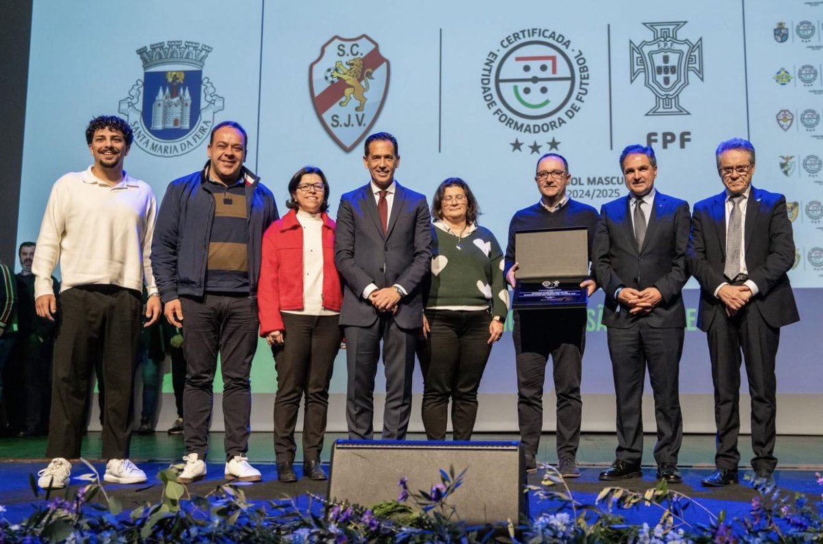 SC São João de Ver distinguido na cerimónia de certificação da época 2024/25