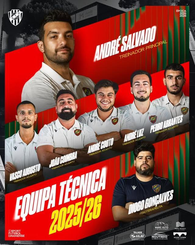 🔴🟢 A Nossa Equipa Técnica 2025/26