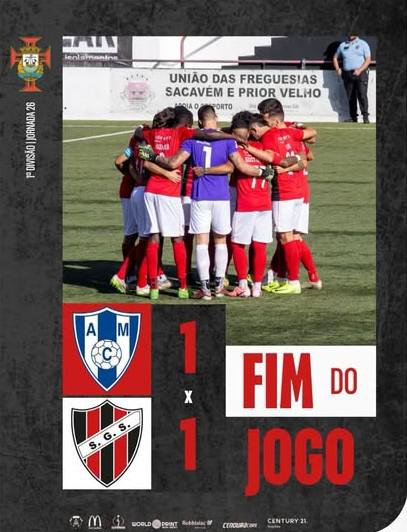 Séniores empatam