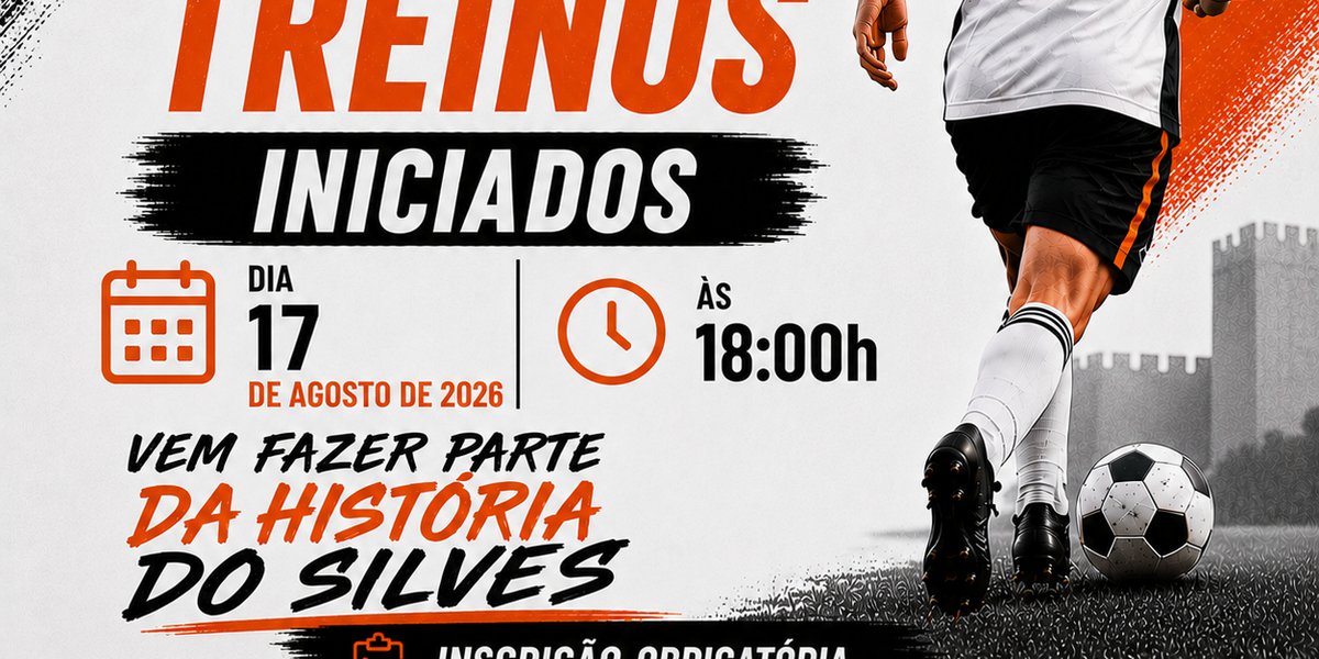 Inicio dos treinos Iniciados
