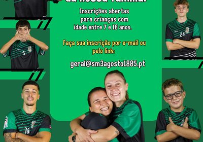 Inscrições/Renovações Futsal 2026/2027