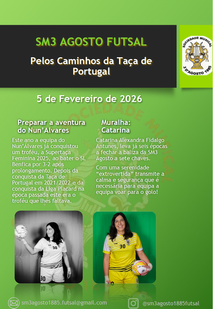 Pelos Caminhos da Taça de Portugal - 5 de Fevereiro