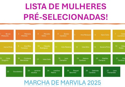MULHERES - MARCHA DE MARVILA 2025!
