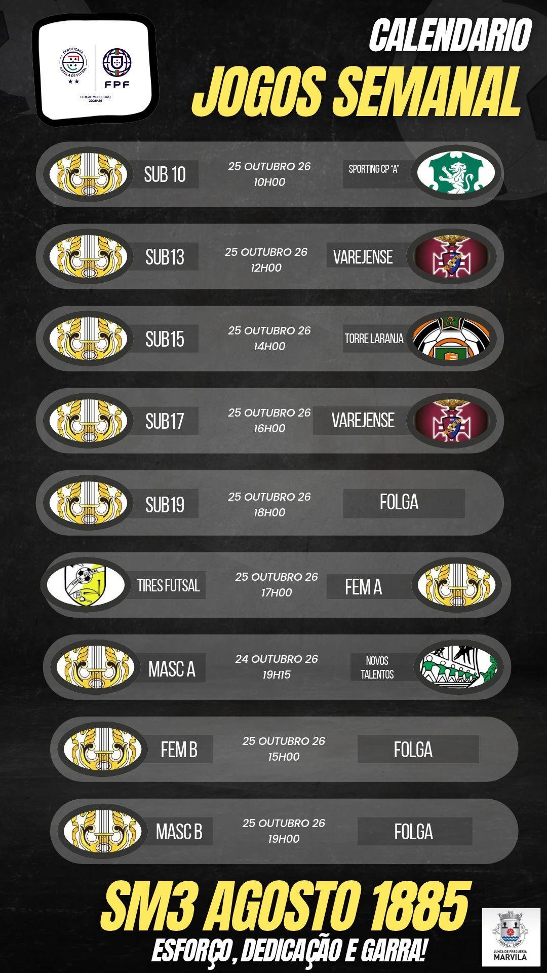Jogos da semana!