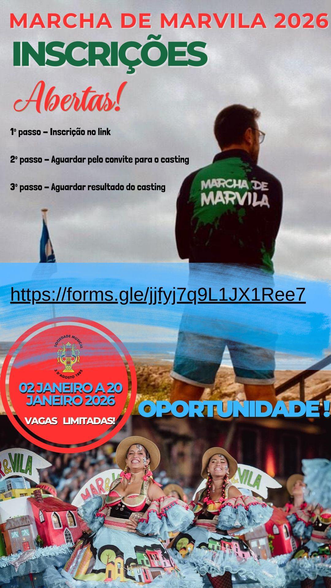 Inscrições Marcha de Marvila 2026!