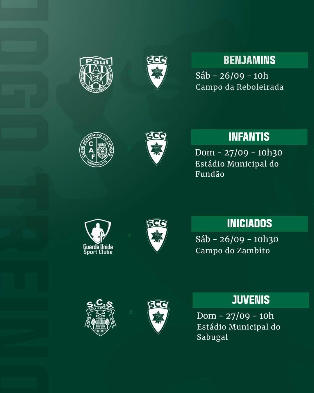 Jogos de Preparação - Formação