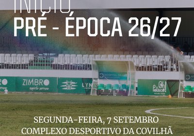Início Pré-Época Formação